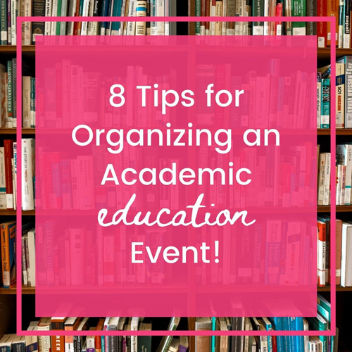 Organize an event